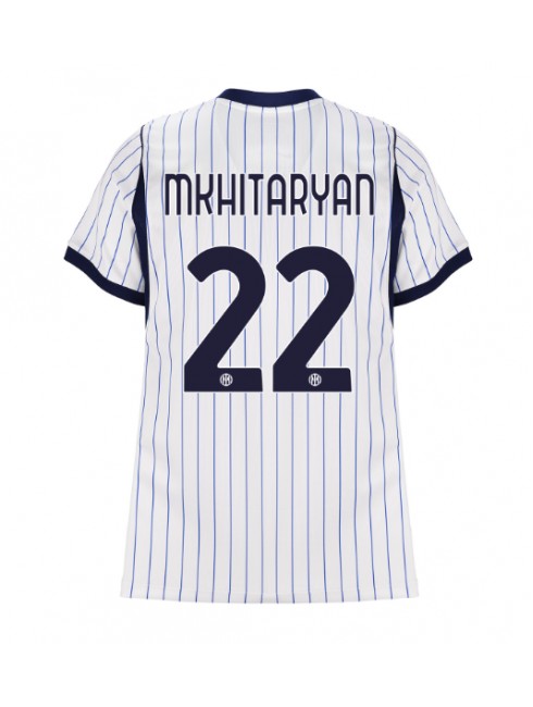 Inter Milan Henrikh Mkhitaryan #22 Auswärtstrikot für Frauen 2026-27 Kurzarm Inter Milan Henrikh Mkhitaryan #22 Auswärtstrikot für Frauen 2026-27 Kurzarm
